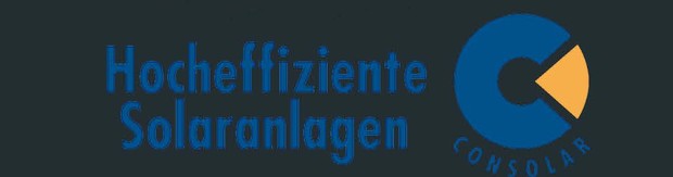 Consolar – Hocheffiziente Solaranlagen